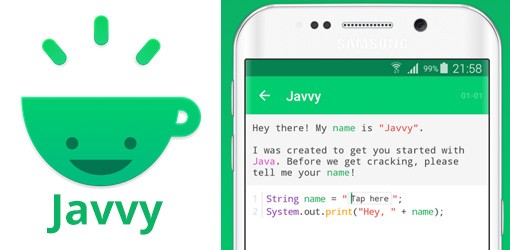 Javvy – Aprenda Java direto no Smartphone