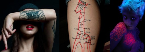 Tatuagens criativas e algumas curiosidades sobre tatuagens.