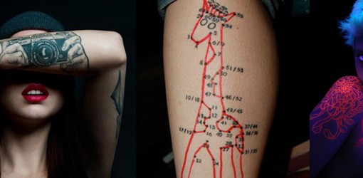 Tatuagens criativas e algumas curiosidades sobre tatuagens.